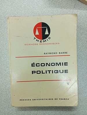 Immagine del venditore per conomie politique venduto da Dmons et Merveilles