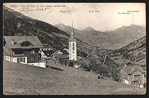 Ansichtskarte Val-d Illiez, Val-d Illiez et les alpes vaudoises