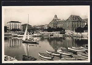 Ansichtskarte Neuchatel, Le Port