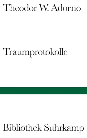 Image du vendeur pour Traumprotokolle (Bibliothek Suhrkamp) mis en vente par Studibuch