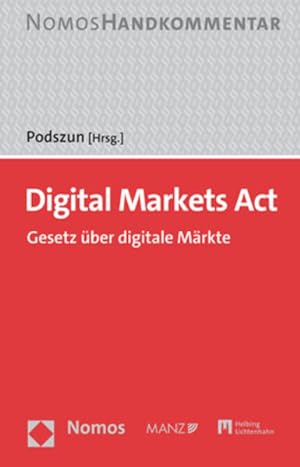 Bild des Verkufers fr Digital Markets Act: DMA: Gesetz ber digitale Mrkte zum Verkauf von Studibuch