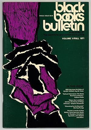 Bild des Verkufers fr Black Books Bulletin - Volume 1, Number 1, Fall 1971 zum Verkauf von Between the Covers-Rare Books, Inc. ABAA