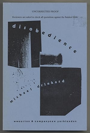 Seller image for Disobedience for sale by Between the Covers-Rare Books, Inc. ABAA