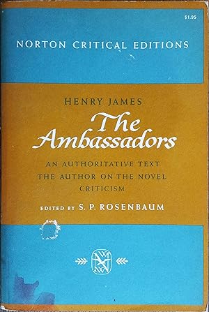 Immagine del venditore per The Ambassadors (Norton Critical Editions) venduto da The Book House, Inc.  - St. Louis