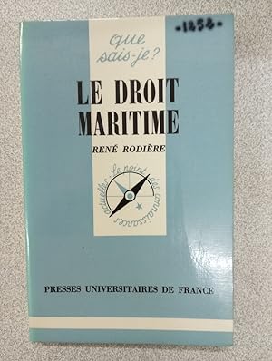 Seller image for Que sais je ? Le droit maritime for sale by Dmons et Merveilles