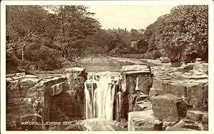Ansichtskarte / Postkarte Newcastle upon Tyne England, Jesmond Dene, Wasserfall