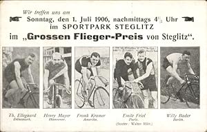 Ansichtskarte / Postkarte Berlin Steglitz, Großer Flieger Preis 1906, Ellegaard, Mayer, Kramer, F...