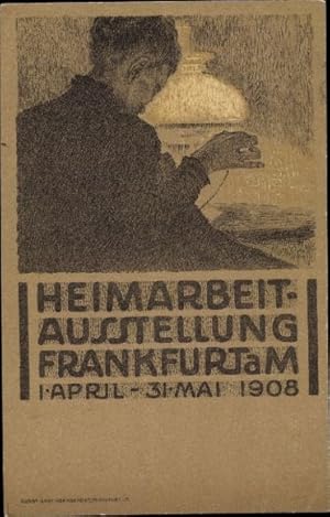 Ansichtskarte / Postkarte Frankfurt am Main, Heimarbeit-Ausstellung 1908
