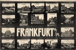 Ansichtskarte / Postkarte Frankfurt am Main, Teilansichten