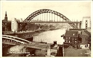 Ansichtskarte / Postkarte Newcastle upon Tyne England, Brücke