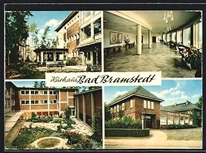 Ansichtskarte Bad Bramstedt, Vier Ansichten vom Kurhaus