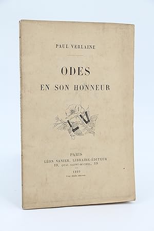 Image du vendeur pour Odes en son honneur mis en vente par Librairie Le Feu Follet