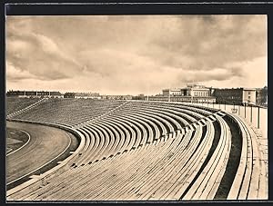 Ansichtskarte Rostock, Teilansicht vom Stadion