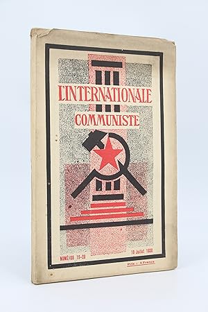 L'Internationale communiste N°19-20 de Mars 1930 - Organe trimensuel du comité exécutif de l'inte...