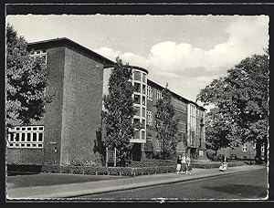 Bild des Verkufers fr Ansichtskarte Elmshorn /Holstein, Friedrich-Ebert-Schule zum Verkauf von Bartko-Reher