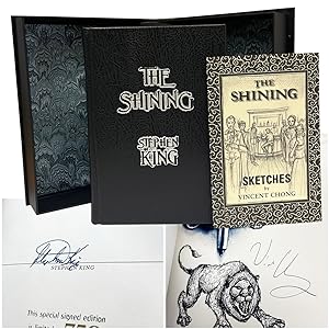 Seller image for Stephen King "The Shining" Traycased Signed Lettered Edition "A" of only 52 Remarqued w/Sketches Pamphlet, Leather Bound Collector's Edition [Very Fine] for sale by veryfinebooks