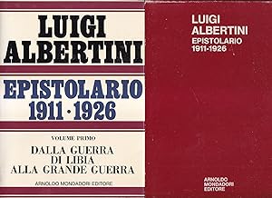 Seller image for Epistolario 1911-1926 A cura di Ottavio Bari for sale by Libreria Tara