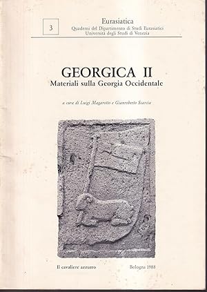 Seller image for Georgica II Materiali sulla Georgia Occidentale for sale by Libreria Tara