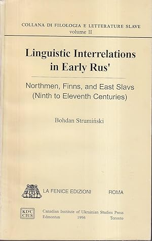 Seller image for Linguistic Interrelations in Early Rus' Northmen, Finns, and East Slavs (Ninth to Eleventh Centuries for sale by Libreria Tara