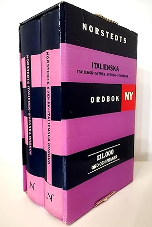 Norstedts italienska ordbok Italiensk-svensk / Svensk-italiensk 111.000 ord och fraser - completo...