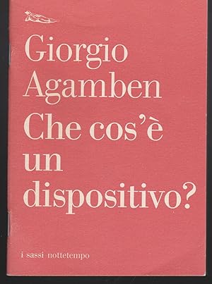 Imagen del vendedor de Che cos' un dispositivo? a la venta por Libreria Tara