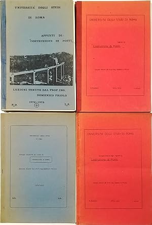 Appunti di «Costruzione di ponti» Lezioni tenute dal Prof. Ing. Domenico Priolo Anno accademico 1...