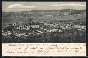 Ansichtskarte Lörrach, Ortsblick aus der Vogelschau