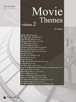 Bild des Verkufers fr Movie Themes, fr Klavier und Gesang. Vol.2 : 25 Songs zum Verkauf von AHA-BUCH GmbH