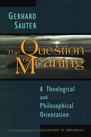 Immagine del venditore per Question of Meaning : A Theological and Philosophical Orientation venduto da GreatBookPricesUK