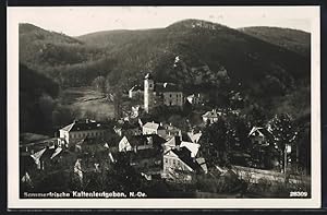 Ansichtskarte Kaltenleutgeben, Ortsansicht mit Kirche