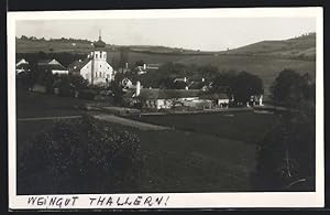 Ansichtskarte Thallern, Ortsansicht mit Kirche