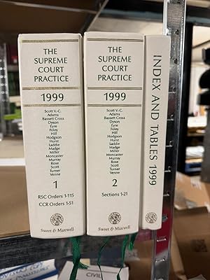 Imagen del vendedor de The Supreme Court Practice 1999 With Index And Tables 1999 a la venta por LawBooksellers