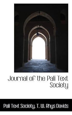 Seller image for Journal of the Pali Text Society for sale by PearlPress