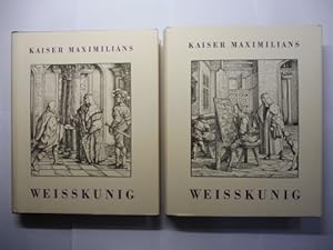 Seller image for KAISER MAXIMILIANS WEISSKUNIG. In Lichtdruck-Faksimiles nach Frhdrucken mit Hilfe der Max-Kade-Foundation Inc. New York fr den Stuttgarter Galerieverein herausgegeben. TEXT u. TAFELBAND. 2 Bnde. for sale by Antiquariat am Ungererbad-Wilfrid Robin