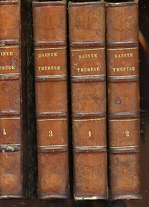 OEUVRES TRÈS COMPLÈTES de SAINTE THÉRÈSE précédées du portrait de la Sainte par Th. Blanchard ,du...