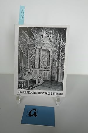 Bild des Verkufers fr Markgrfliches Opernhaus Bayreuth. Amtlicher Fhrer. zum Verkauf von AphorismA gGmbH