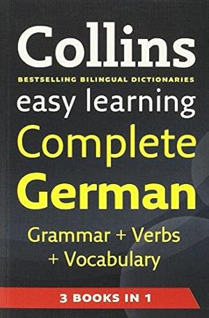 Bild des Verkufers fr Easy Learning Complete German Grammar, Verbs and Vocabulary (3 books in 1) (Collins Easy Learning German) zum Verkauf von WeBuyBooks 2