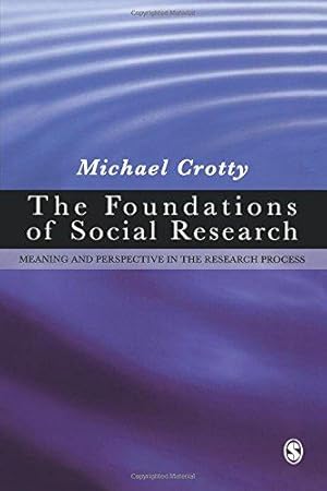 Image du vendeur pour The Foundations of Social Research: Meaning and Perspective in the Research Process mis en vente par WeBuyBooks