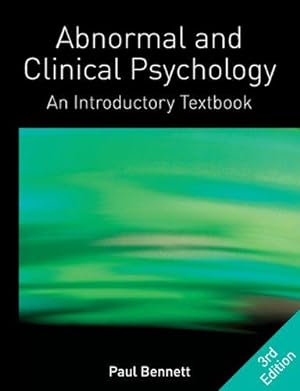 Immagine del venditore per Abnormal and Clinical Psychology: An Introductory Textbook venduto da WeBuyBooks