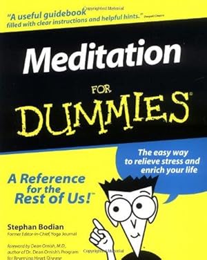 Bild des Verkufers fr Meditation For Dummies® zum Verkauf von WeBuyBooks