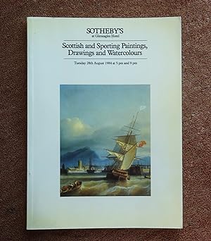 Scottish and Sporting Paintings, Drawings and Watercolours, 28th August 1984. Sotheby's Scotland ...
