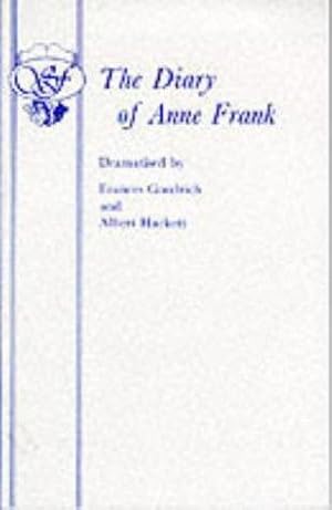 Bild des Verkufers fr The Diary of Anne Frank: Play (Acting Edition) zum Verkauf von WeBuyBooks