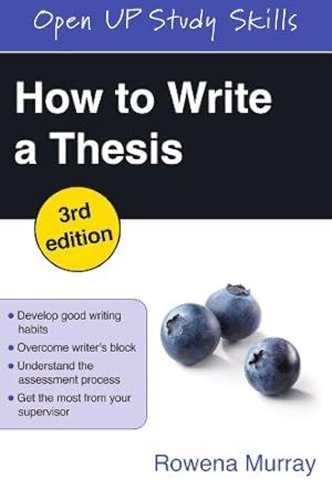 Bild des Verkufers fr How To Write A Thesis zum Verkauf von WeBuyBooks