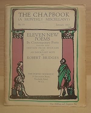 The Chapbook ( A Monthly Miscellany ) N° 19 - January 1921 : Eleven New Poems By Contemporary Poe...
