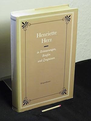 Henriette Herz in Erinnerungen, Briefen und Zeugnissen -