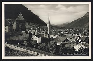 Ansichtskarte Chur, Blick ins Bündner Oberland