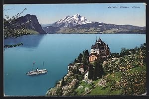 Ansichtskarte Vitznau, Dampferfahrt auf dem Vierwaldstättersee