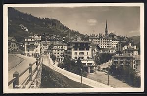 Ansichtskarte St. Moritz, Hotel Caspar Badhutt und Hotel Westend