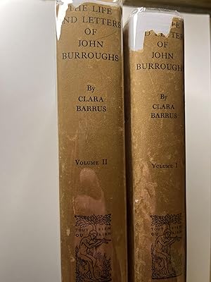 Seller image for The Life and Letters of John Burroughs (with signed ALS from Barrus) for sale by Rural Hours (formerly Wood River Books)
