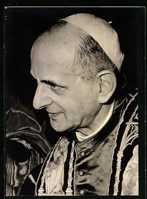 Bild des Verkufers fr Ansichtskarte Papst Paul VI., Portrait zum Verkauf von Bartko-Reher